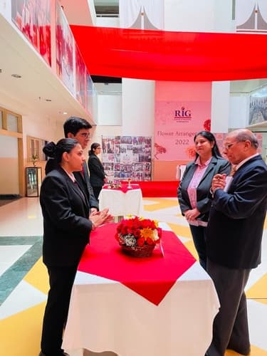 RIG Institute of Hospitality and Management Greater Noida Flower Competition photo 14